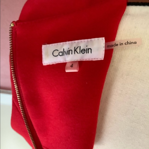 Red Calvin Klein Dress - Picture 4 of 5